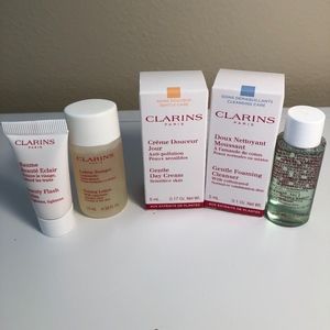 Clarin's skincare sample haul- NEW